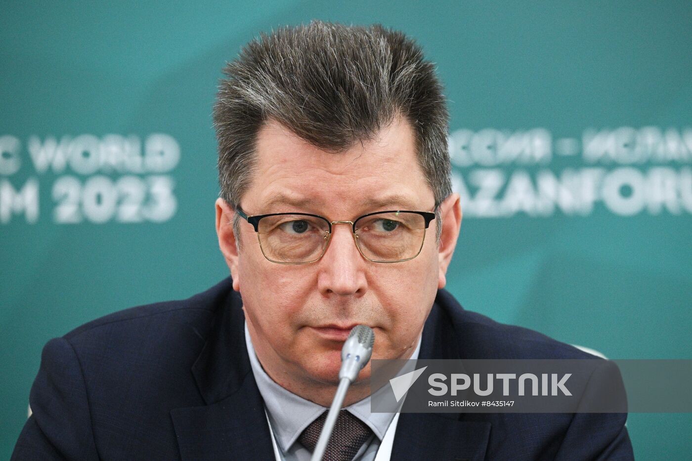 KAZANFORUM 2023. Press conference on international cooperation of Russian universities with Kazakhstan and Uzbekistan