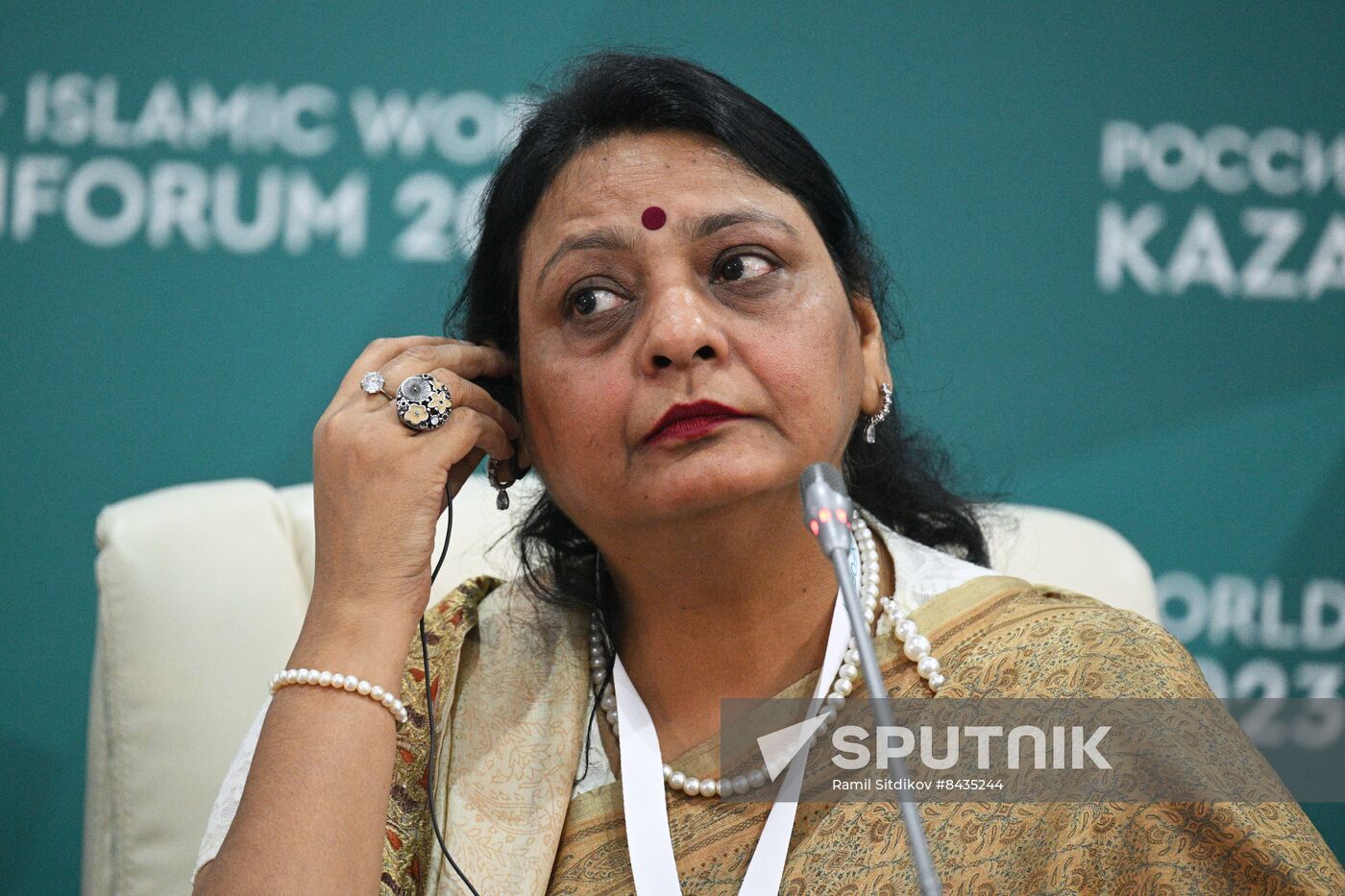 KAZANFORUM 2023. Press conference: A Woman’s Perspective on Non-Woman’s Business
