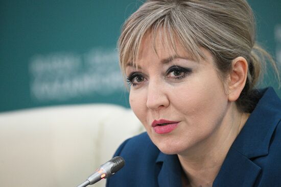 KAZANFORUM 2023. Press conference: A Woman’s Perspective on Non-Woman’s Business