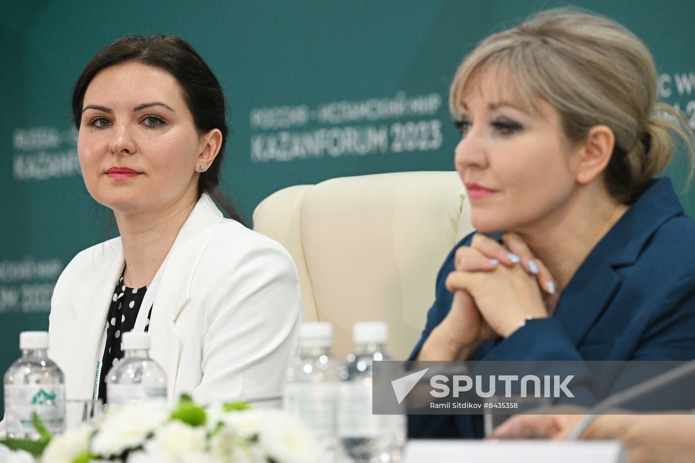 KAZANFORUM 2023. Press conference: A Woman’s Perspective on Non-Woman’s Business