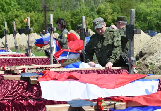 Russia Ukraine Military Operation Remains Reburial