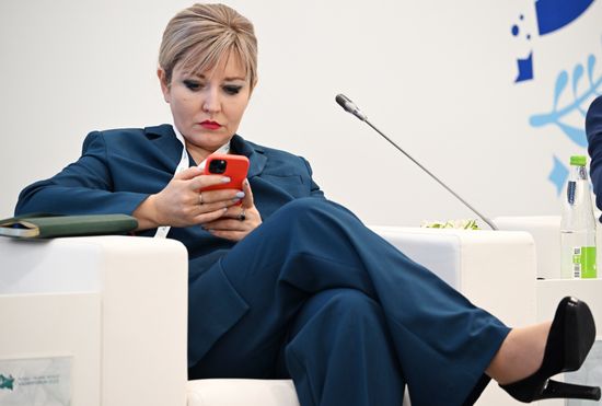 Elina Sidorenko, General Director of ANO Platform. State and Business in Digital Security, a session during the 14th Russia - Islamic World: KazanForum International Economic Forum. Crediting the source is mandatory when using the photo. Location: Russia, Republic of Tatarstan, Kazan. Author: Alexey Maishev/ANO “Directorate for Sports and Social Projects”. KAZANFORUM 2023. State and Business in Digital Security
