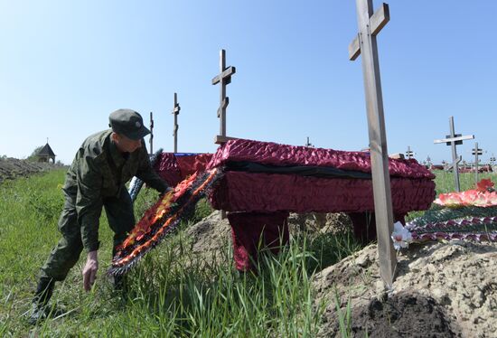 Russia Ukraine Military Operation Remains Reburial