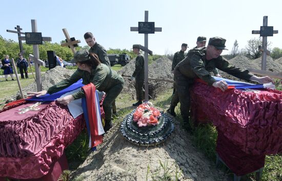 Russia Ukraine Military Operation Remains Reburial