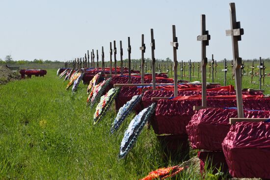 Russia Ukraine Military Operation Remains Reburial