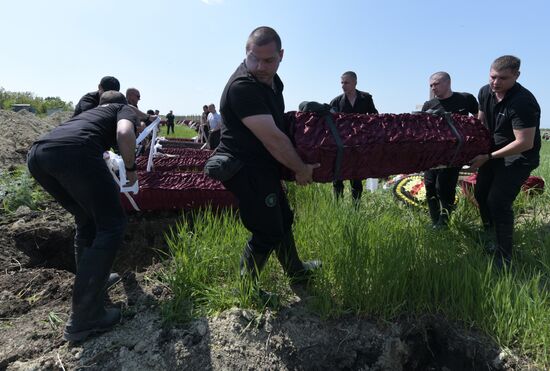 Russia Ukraine Military Operation Remains Reburial