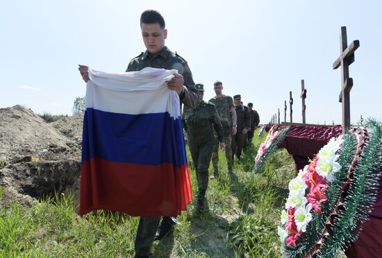 Russia Ukraine Military Operation Remains Reburial