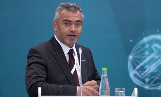 Ecevit Oktem, CEO of Coşkunöz Alabuga, at the session, My Investment Success in Russia, held as part of the 14th Russia - Islamic World: KazanForum International Economic Forum. Crediting the source is mandatory when using the photo. Location: Russia, Republic of Tatarstan, Kazan. Author: Pavel Lisitsyn/ANO “Directorate for Sports and Social Projects”. KAZANFORUM 2023. My Investment Success in Russia