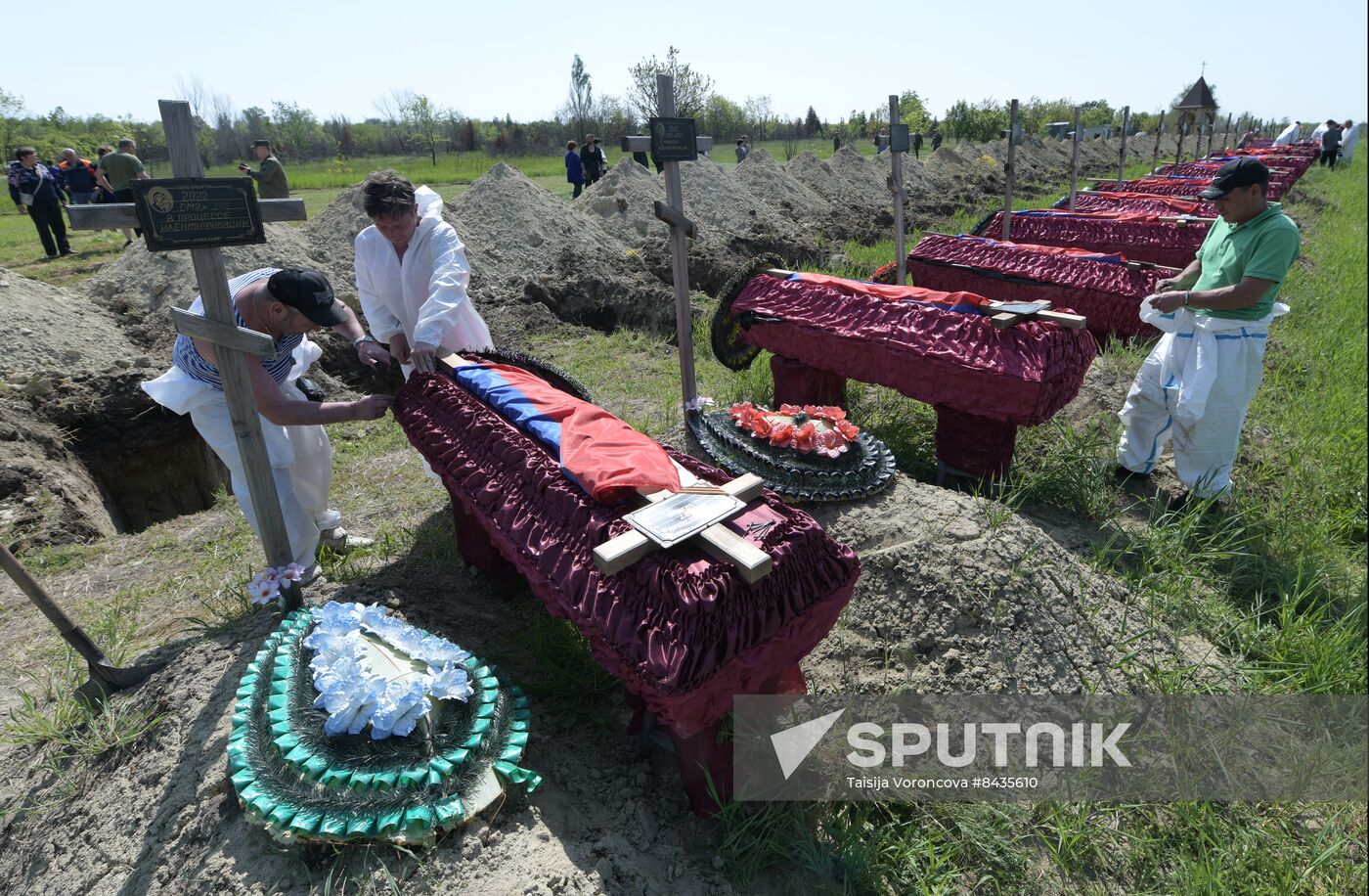 Russia Ukraine Military Operation Remains Reburial