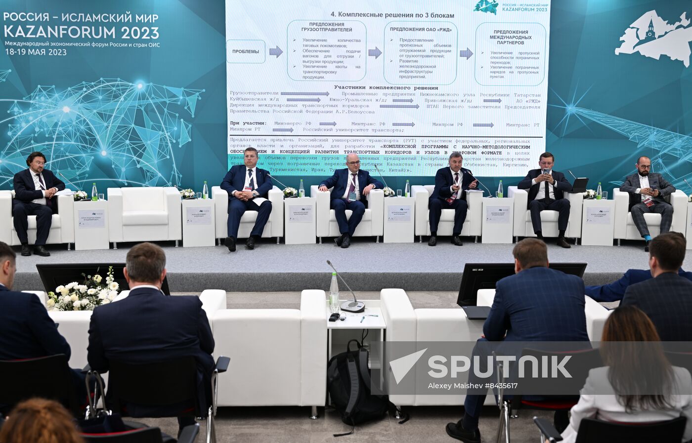 KAZANFORUM 2023. Intersectoral cooperation "logistics-production-trade" as a tool for expending foreign trade relations