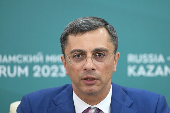 KAZANFORUM 2023. News conference, International Cooperation and Innovation: New Opportunities and Prospects for Cooperation with the Persian States
