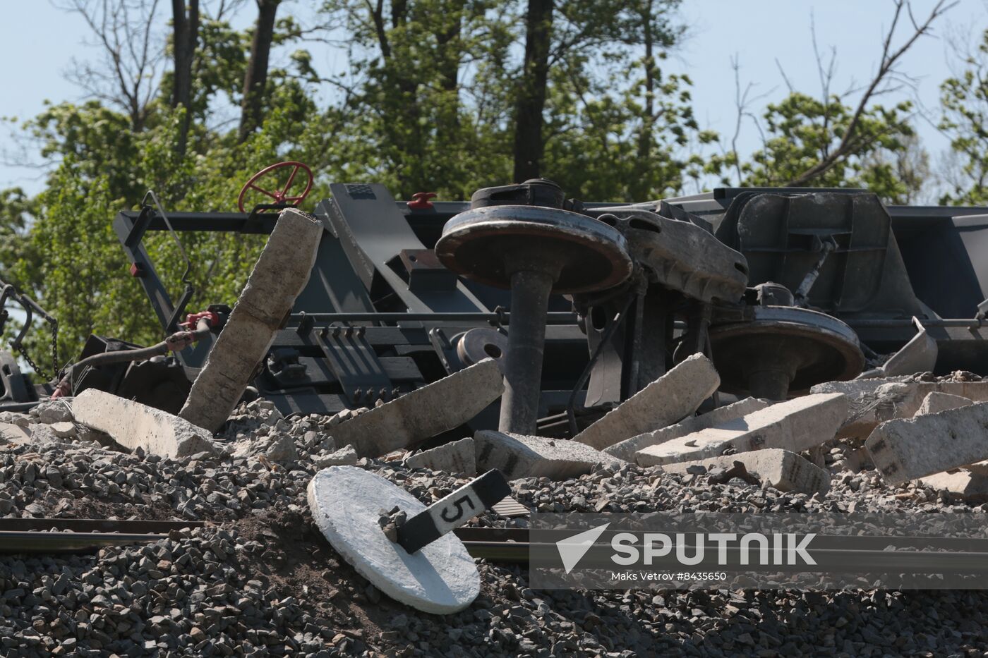 Russia Crimea Railway Explosion