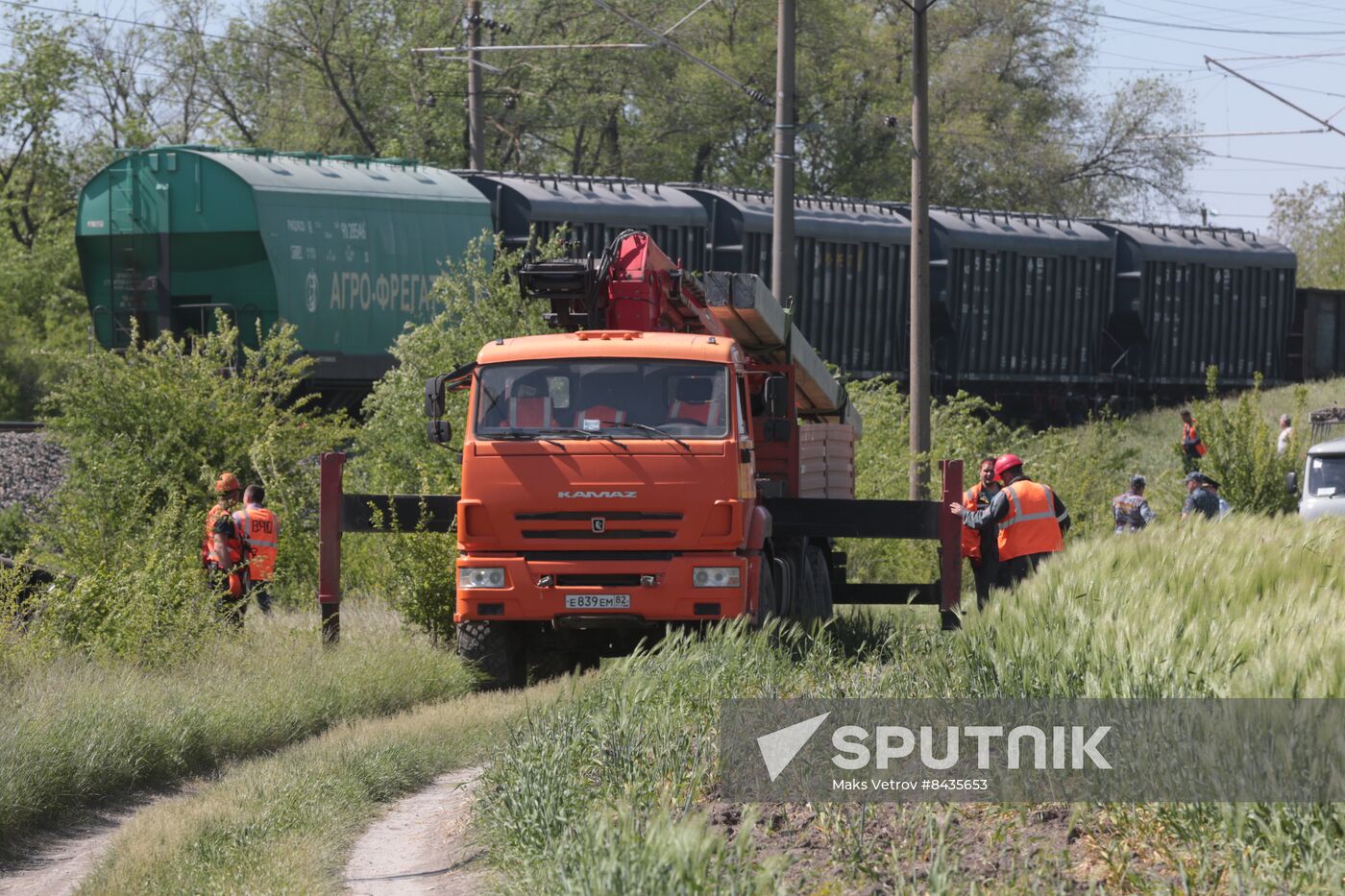 Russia Crimea Railway Explosion