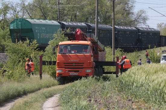 Russia Crimea Railway Explosion