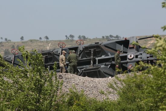 Russia Crimea Railway Explosion