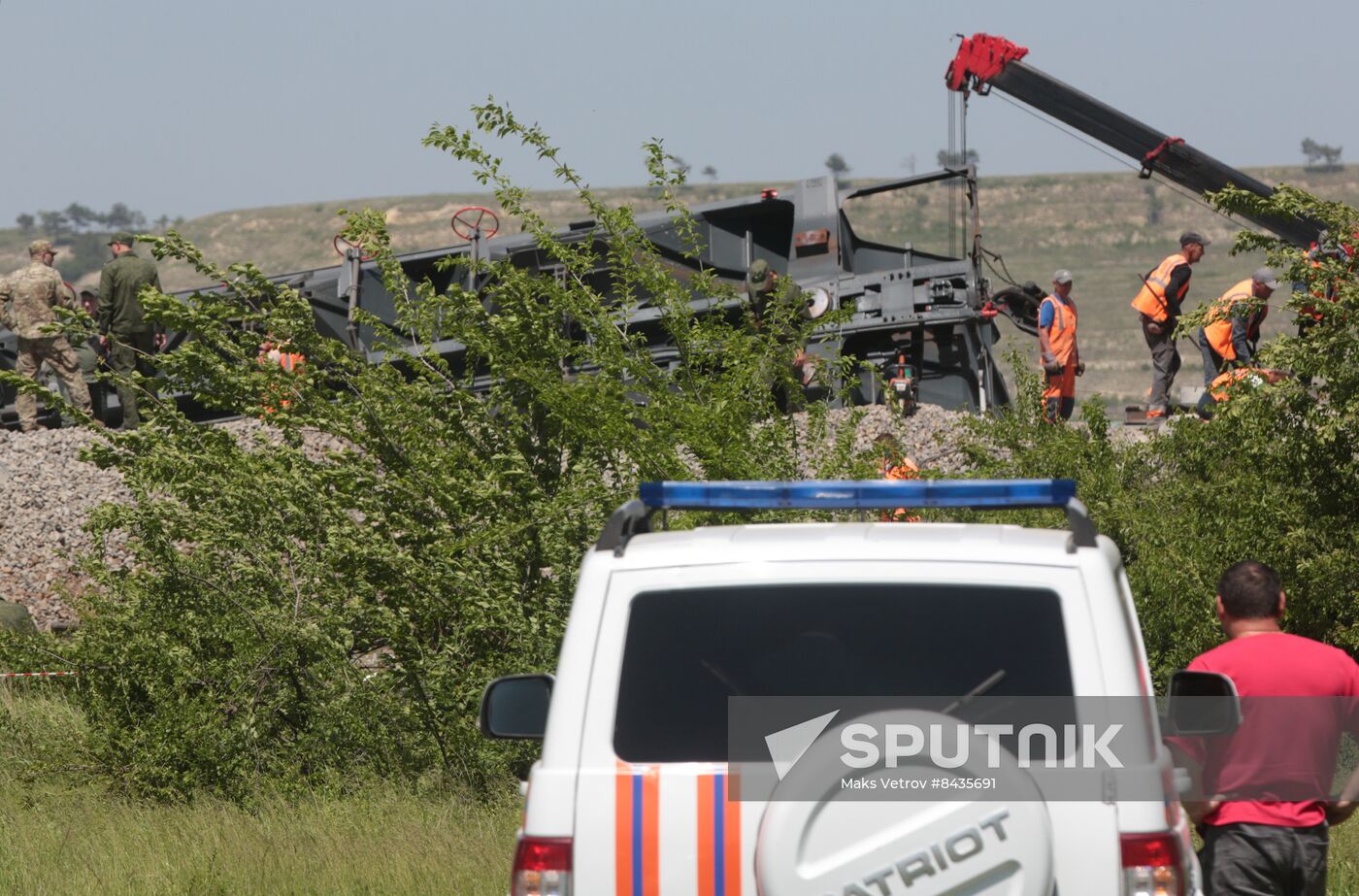 Russia Crimea Railway Explosion