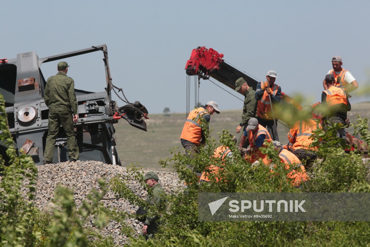 Russia Crimea Railway Explosion