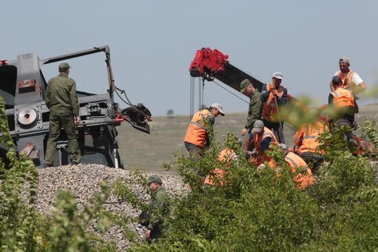 Russia Crimea Railway Explosion