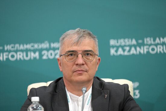 KAZANFORUM 2023. News conference before session, Business Dialogue: Russia - Iran