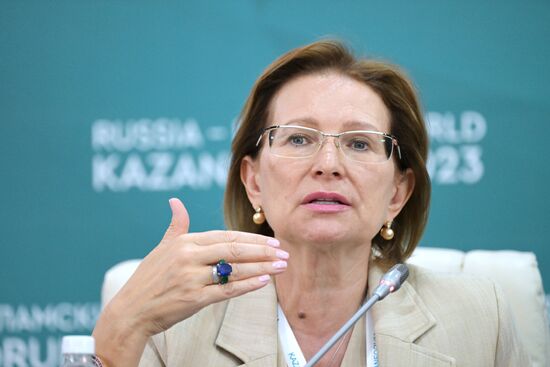 KAZANFORUM 2023. News conference, International Cooperation and Innovation: New Opportunities and Prospects for Cooperation with the Persian States