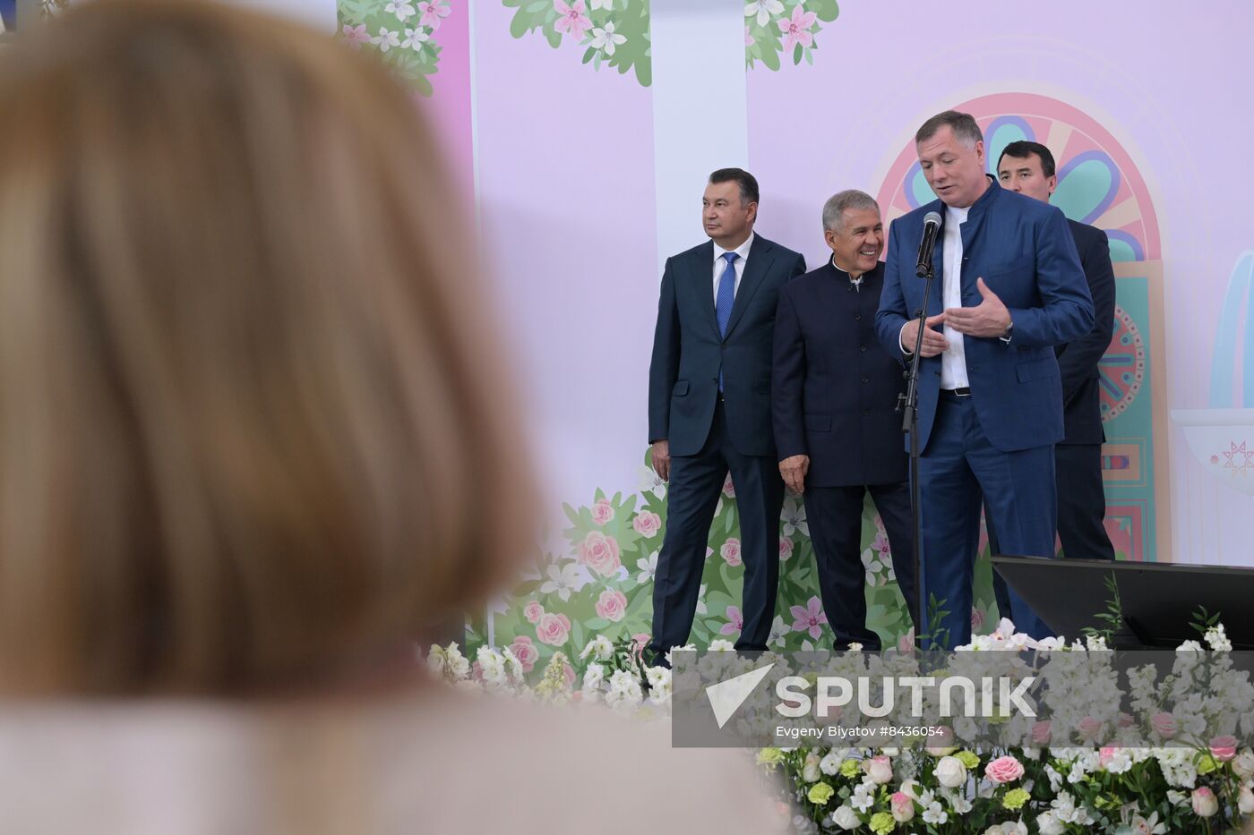 Head of Republic of Tatarstan Rustam Minnikhanov visits KAZANFORUM 2023