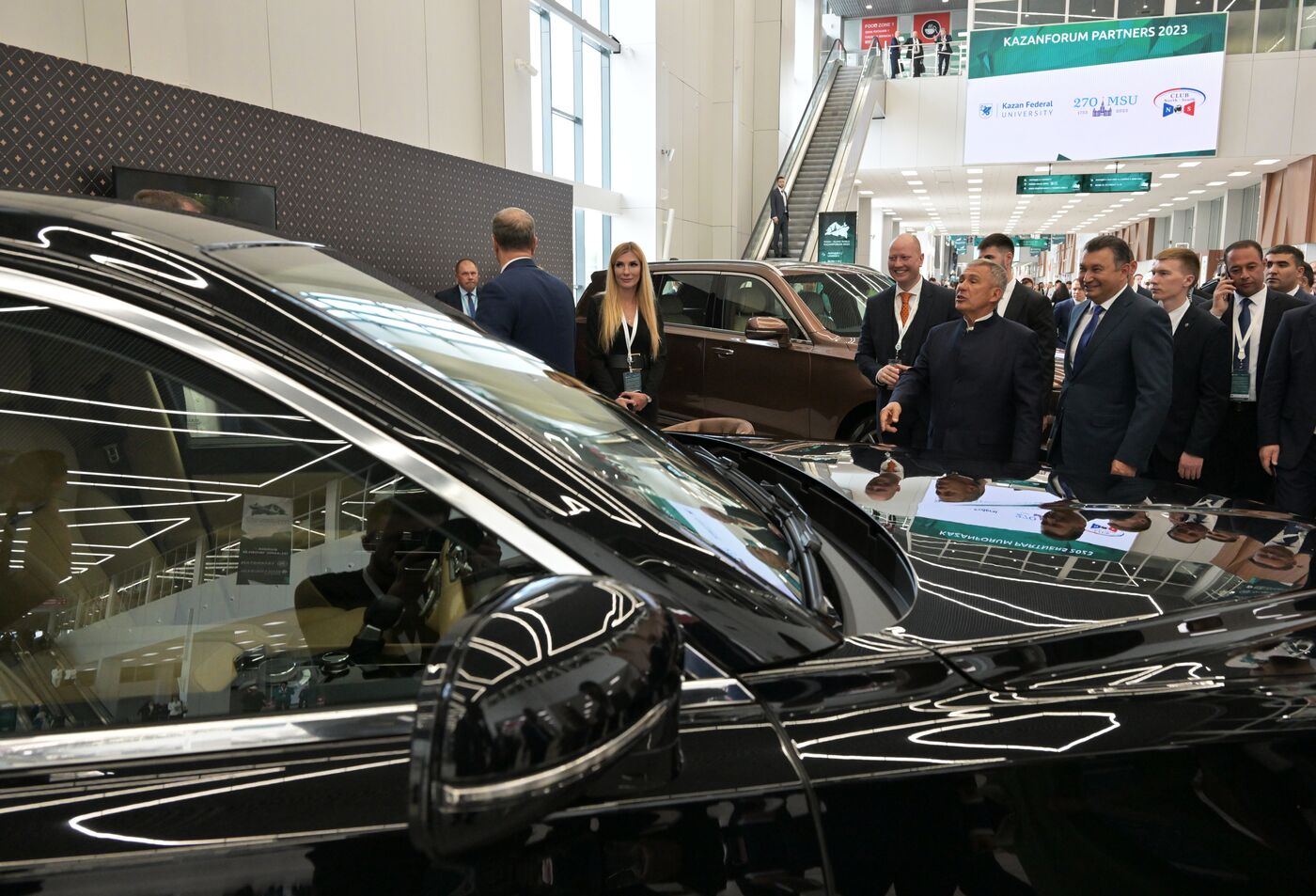 Head of Republic of Tatarstan Rustam Minnikhanov visits KAZANFORUM 2023