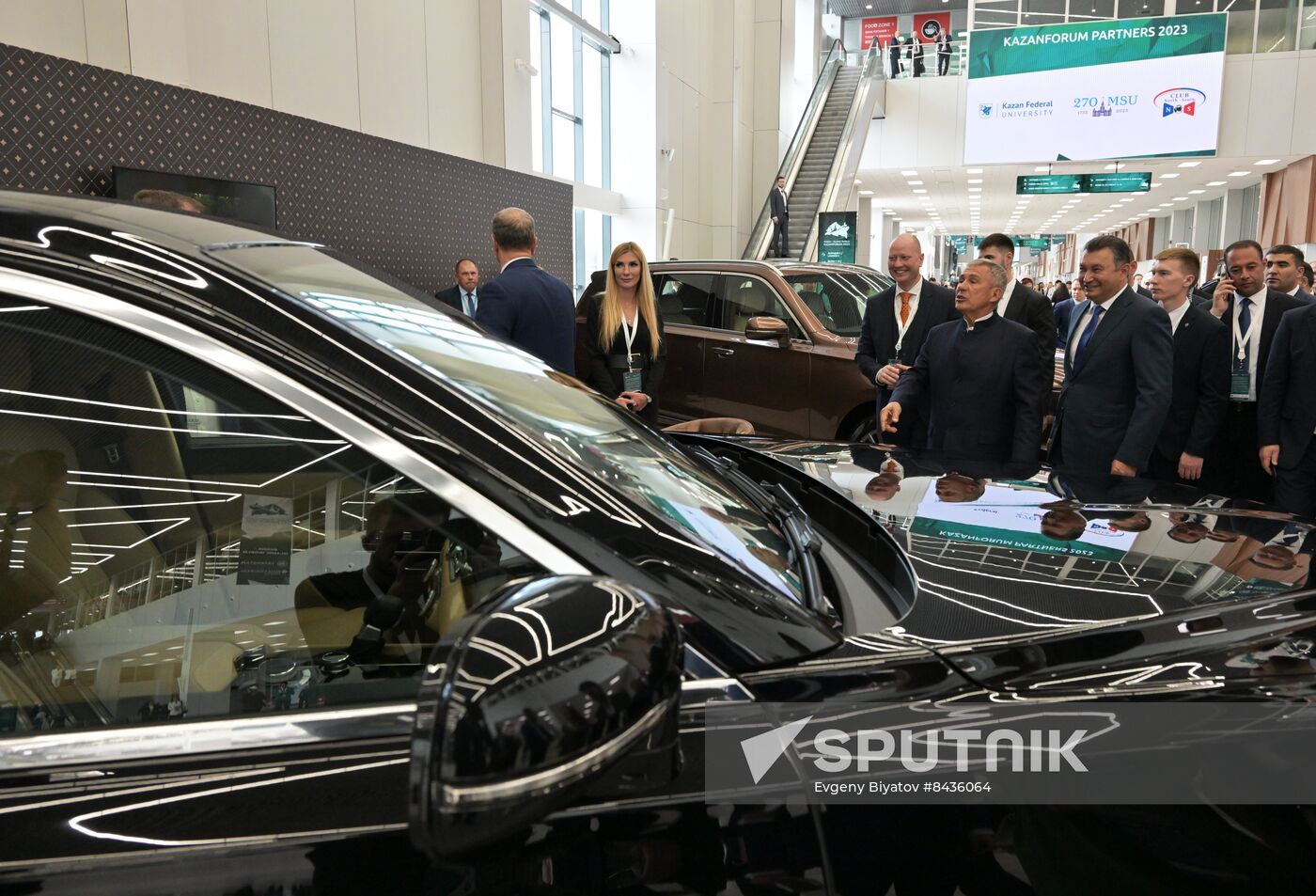 Head of Republic of Tatarstan Rustam Minnikhanov visits KAZANFORUM 2023