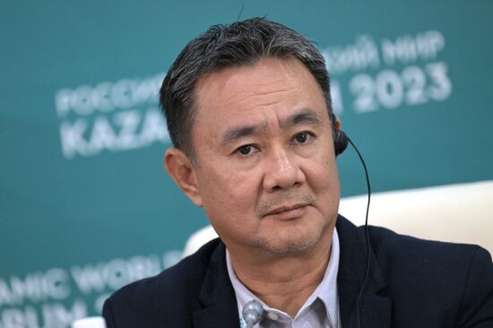 KAZANFORUM 2023. News conference on the results the Russia-Malaysia roundtable discussion