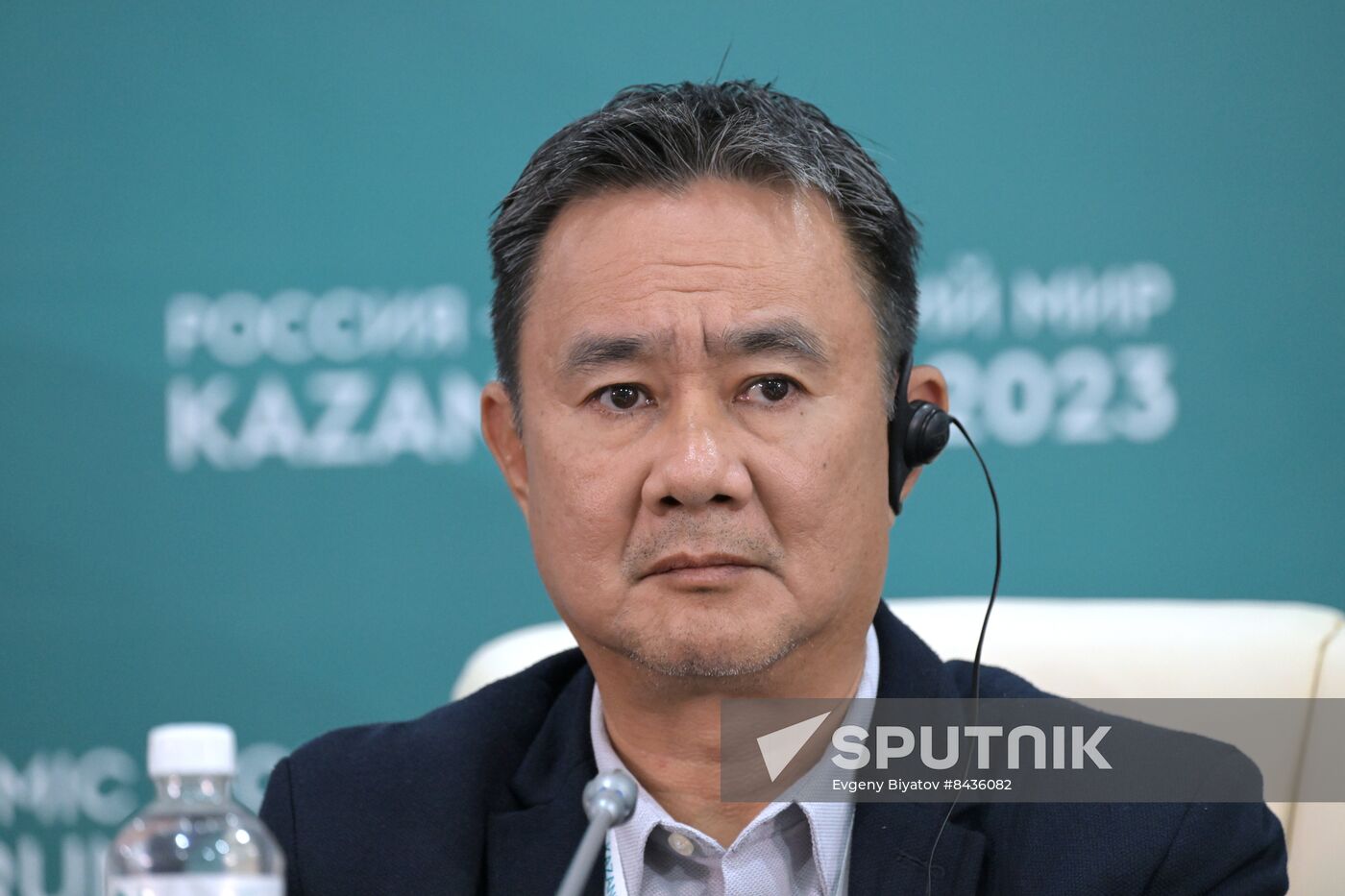 KAZANFORUM 2023. News conference on the results the Russia-Malaysia roundtable discussion
