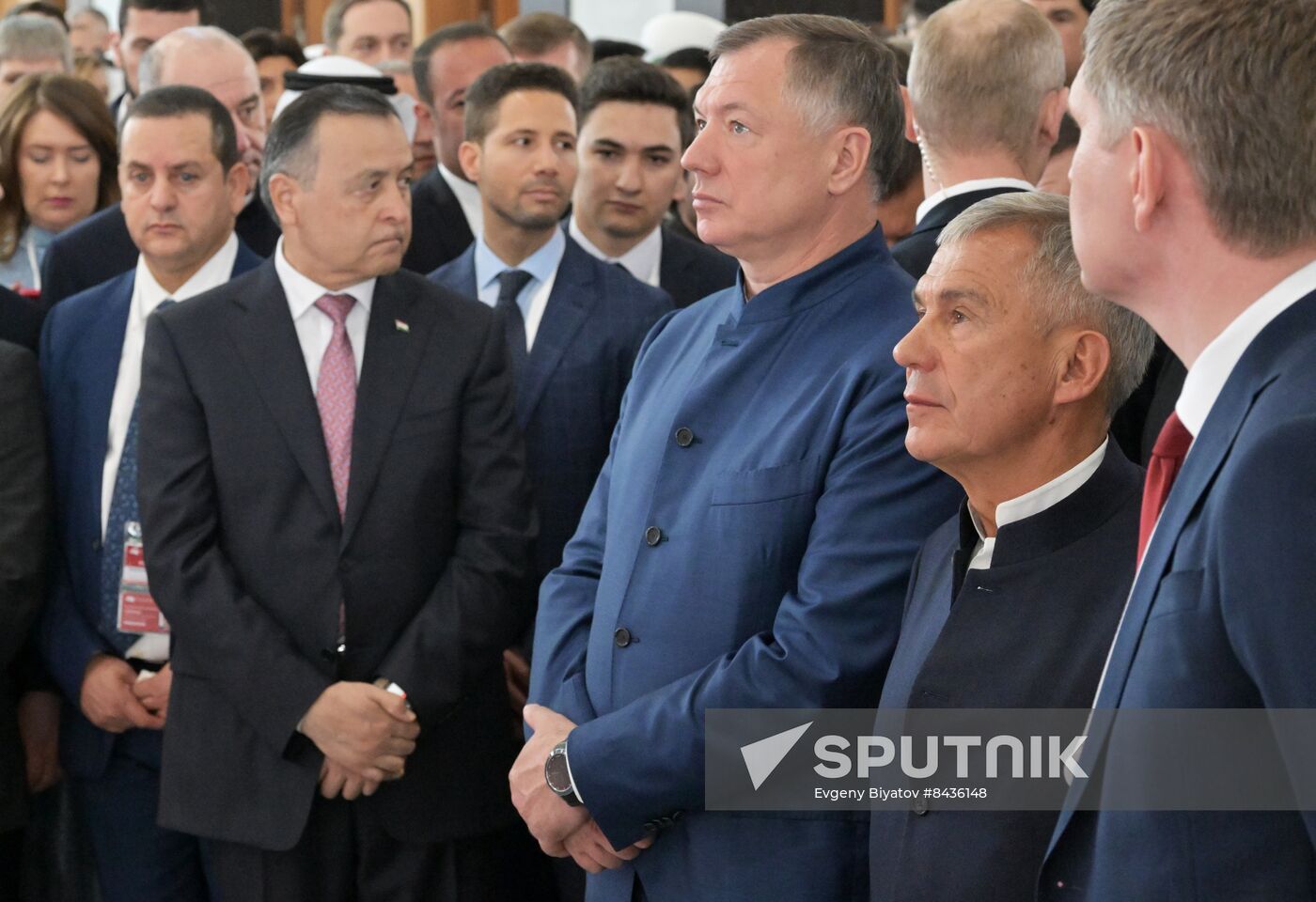 Head of Republic of Tatarstan Rustam Minnikhanov visits KAZANFORUM 2023