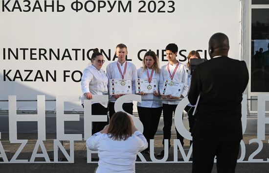 KAZANFORUM 2023. Dialogue of Cultures: Opening of the International Cup of Chefs KazanForum 2023