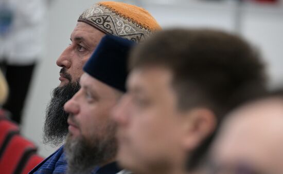 Guests at the session, Russia – Countries of the Muslim World in the New Matrix of International Economic Relations, held as part of the 14th Russia - Islamic World: KazanForum International Economic Forum. Crediting the source is mandatory when using the photo. Location: Russia, Republic of Tatarstan, Kazan. Author: Vladimir Astapkovich/ANO “Directorate for Sports and Social Projects”. KAZANFORUM 2023. Russia – Countries of Muslim World in New Matrix of International Economic Relations