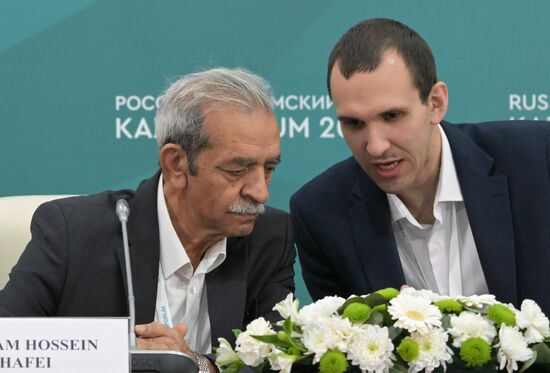 KAZANFORUM 2023. News conference before session, Business Dialogue: Russia - Iran