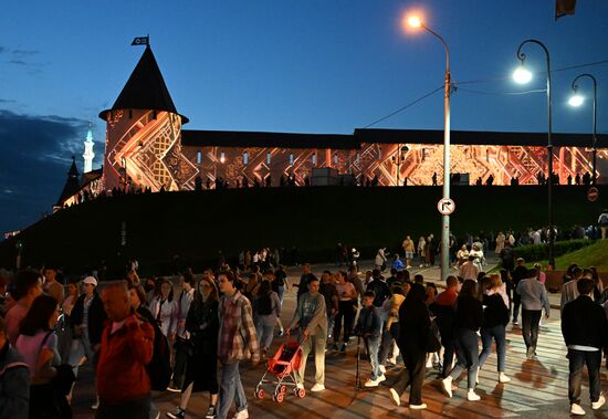 KAZANFORUM 2023. Glow of the Kremlin Festival of Light