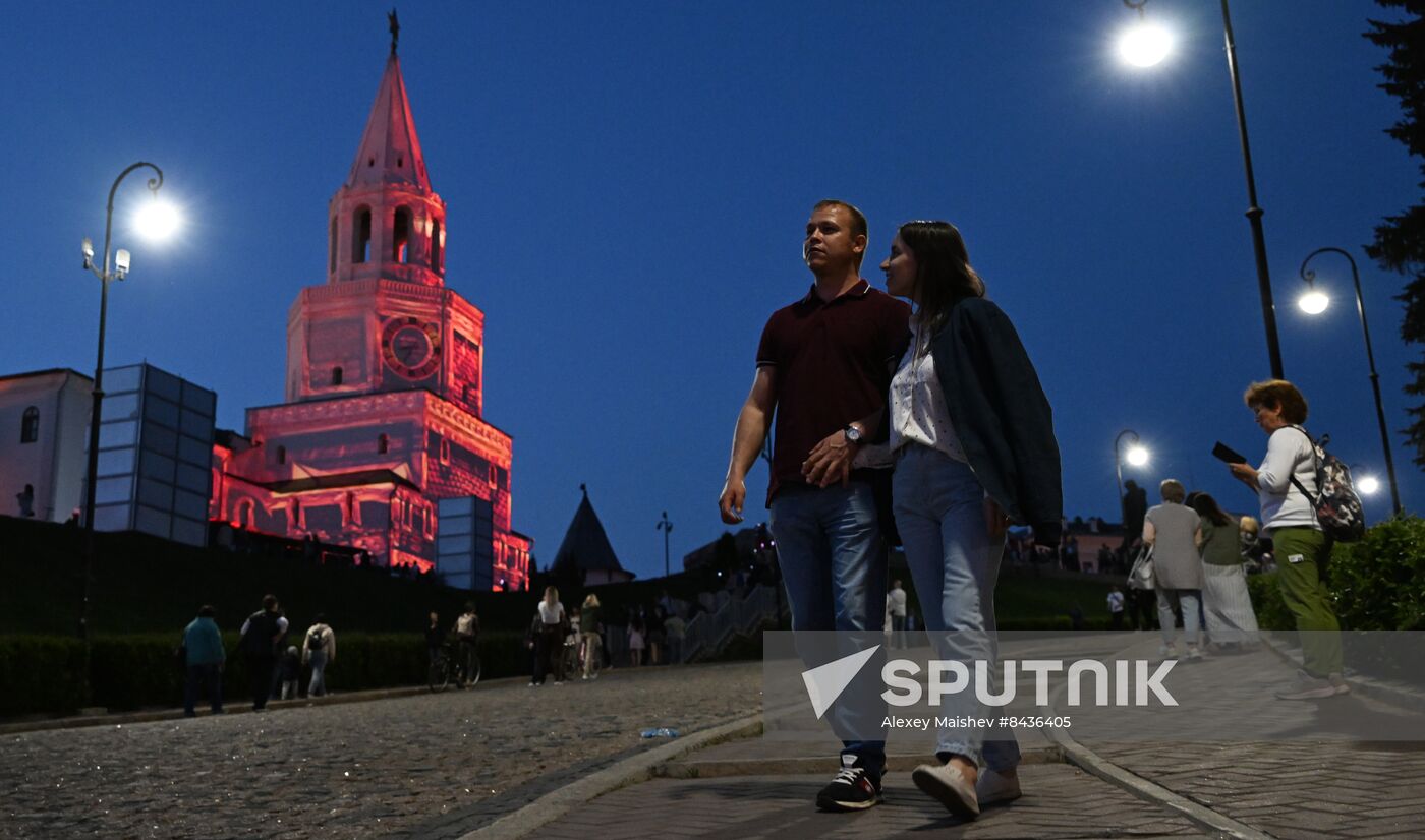 KAZANFORUM 2023. Glow of the Kremlin Festival of Light