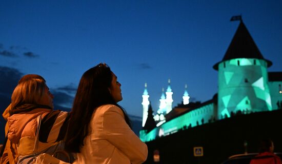 KAZANFORUM 2023. Glow of the Kremlin Festival of Light