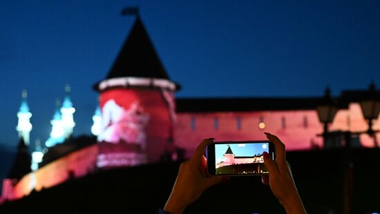 KAZANFORUM 2023. Glow of the Kremlin Festival of Light