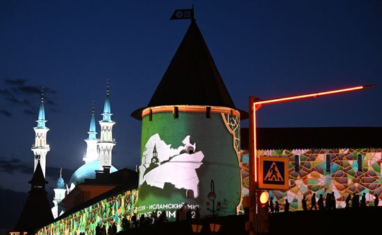 KAZANFORUM 2023. Glow of the Kremlin Festival of Light