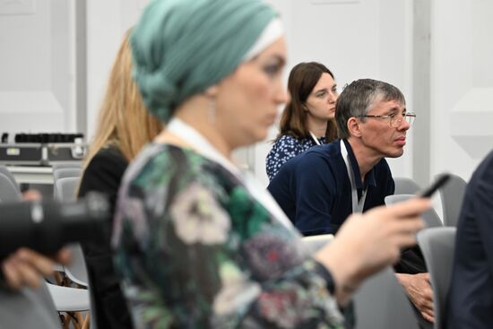 KAZANFORUM 2023. News conference on the work of the delegation from Uzbekistan