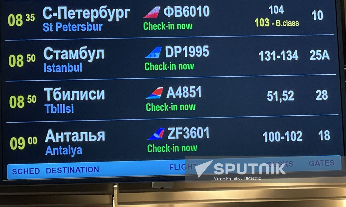 Russia Georgia Flights Resumption