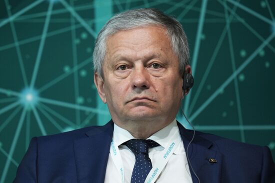 Deputy, member of the Russian State Duma Committee on Fitness, Sports, Tourism and Youth Affairs Marat Bariyev at the Sport is a Factor of Sustainable Partnership session held as part of the 14th Russia - Islamic World: KazanForum International Economic Forum. Photos may be used subject to the terms in the forum-specific section of the media bank. Location: Russia, Republic of Tatarstan, Kazan. Author: Alexei Danichev/ANO “Directorate for Sports and Social Projects”. KAZANFORUM 2023. Sport is a factor of sustainable partnership