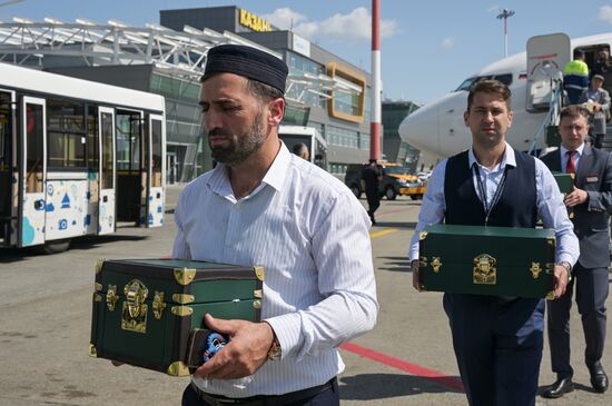 KAZANFORUM 2023. Prophet Muhammad's Relics Delivered to Kazan
