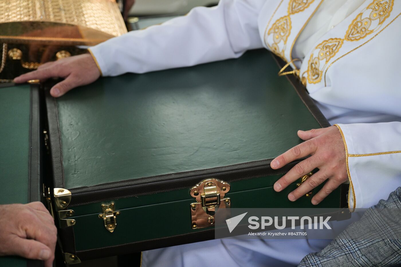 KAZANFORUM 2023. Prophet Muhammad's Relics Delivered to Kazan