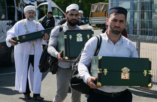 KAZANFORUM 2023. Prophet Muhammad's Relics Delivered to Kazan