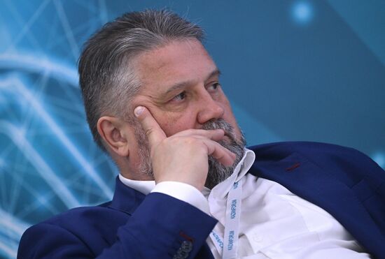 State Secretary - Deputy Governor of the Bank of Russia Alexei Guznov at the Development of the Market for Digital Financial Assets session held as part of the 14th Russia - Islamic World: KazanForum International Economic Forum. Photos may be used subject to the terms in the forum-specific section of the media bank. Location: Russia, Republic of Tatarstan, Kazan. Author: Kirill Kallinikov/ANO “Directorate for Sports and Social Projects”. KAZANFORUM 2023. Development of the Market for Digital Financial Assets