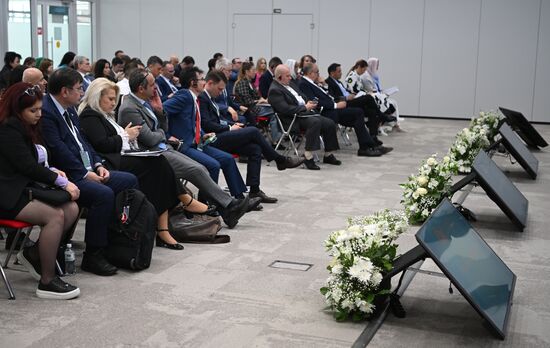 Guests at the Medical Tourism session held as part of the 14th Russia - Islamic World: KazanForum International Economic Forum. Photos may be used subject to the terms in the forum-specific section of the media bank. Location: Russia, Republic of Tatarstan, Kazan. Author: Svetlana Shevchenko/ANO “Directorate for Sports and Social Projects”. KAZANFORUM 2023. Medical tourism