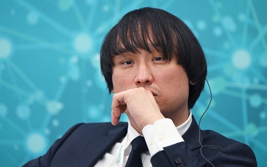 Sangaji Tarbayev, Chair of the State Duma Tourism Committee, at the session on Medical Tourism as part of the XIV International Economic Forum RUSSIA — ISLAMIC WORLD: KAZANFORUM 2023. Photos may be used as stated in the media bank section concerning the forum. Location: Russia, Republic of Tatarstan, Kazan. Author: Svetlana Shevchenko/ANO “Directorate for Sports and Social Projects”. KAZANFORUM 2023. Medical tourism