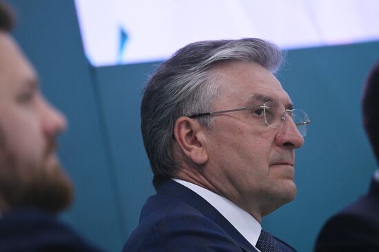 Member of the State Duma Committee on Budget and Taxes Airat Farrakhov at the session, Prospects of Legal Regulation of Partner Financing in Russia, held as part of the 14th Russia - Islamic World: KazanForum International Economic Forum. Photos may be used subject to the terms in the forum-specific section of the media bank. Location: Russia, Republic of Tatarstan, Kazan. Author: Kirill Kallinikov/ANO “Directorate for Sports and Social Projects”. KAZANFORUM 2023. Prospects of Legal Regulation of Partner Financing in Russia