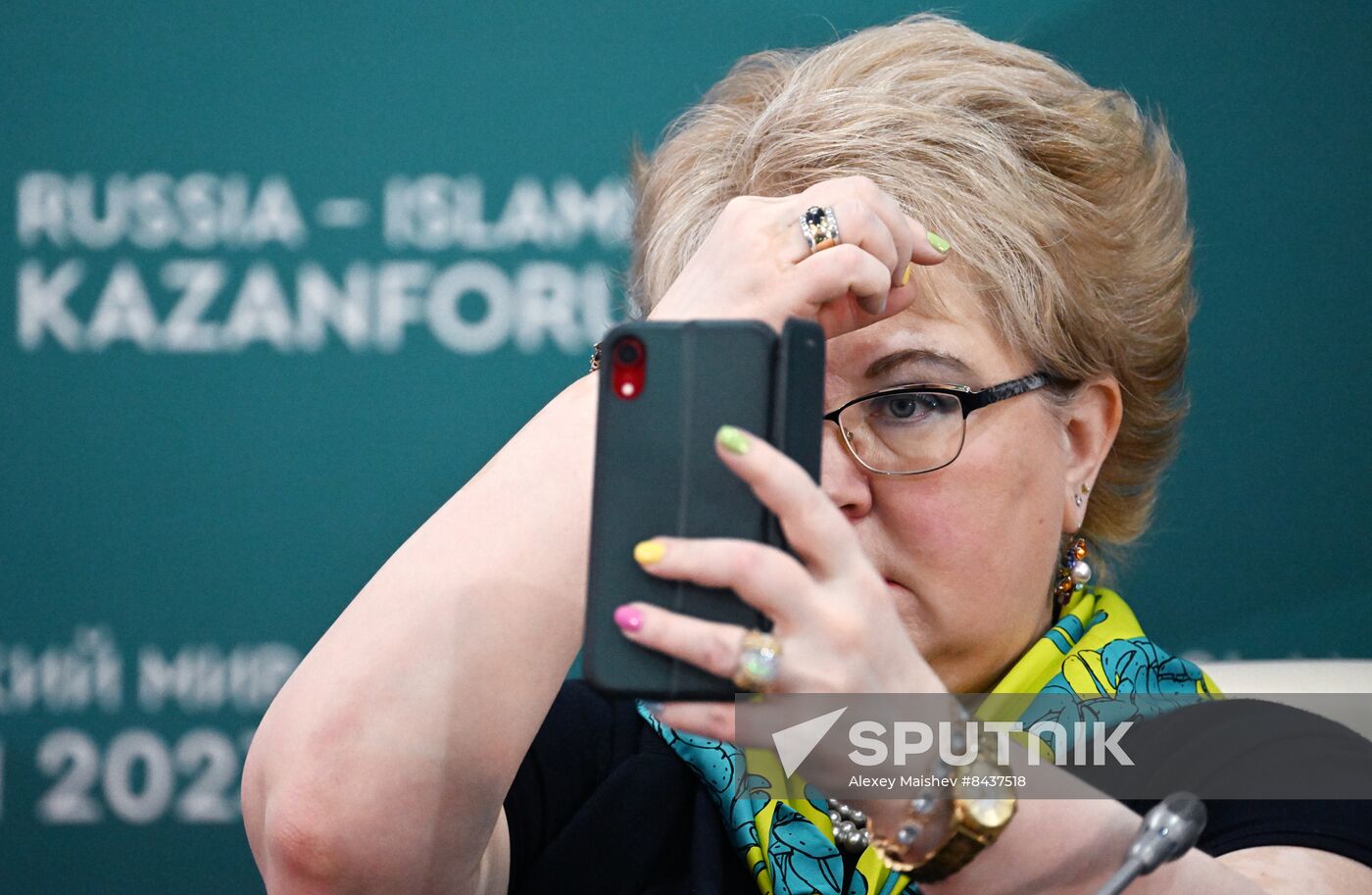 KAZANFORUM 2023. News conference on International Transport Corridor North-South. Russia-East: Logistics; Import-Export