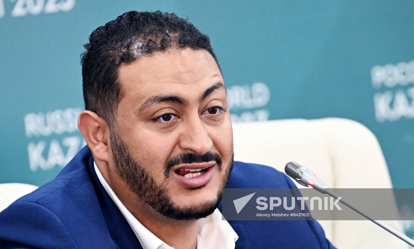 KAZANFORUM 2023. News conference of the Association of Islamic Countries in Hockey